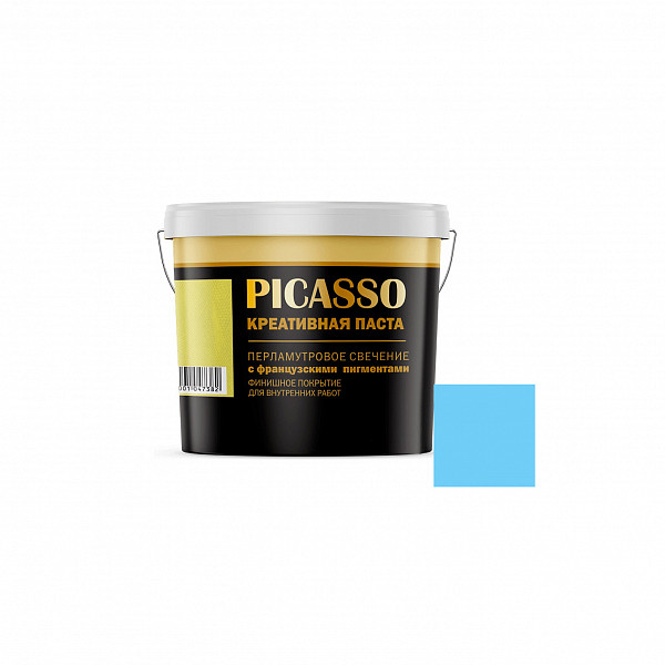Краска БСФ Радуга Паста креативная "Picasso" Blue 0,9 кг