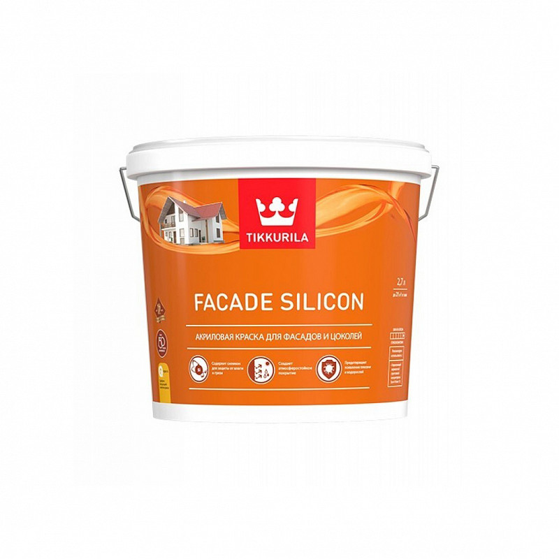 Краска фасадная Facade Silicon VVA гл/мат 2,7л