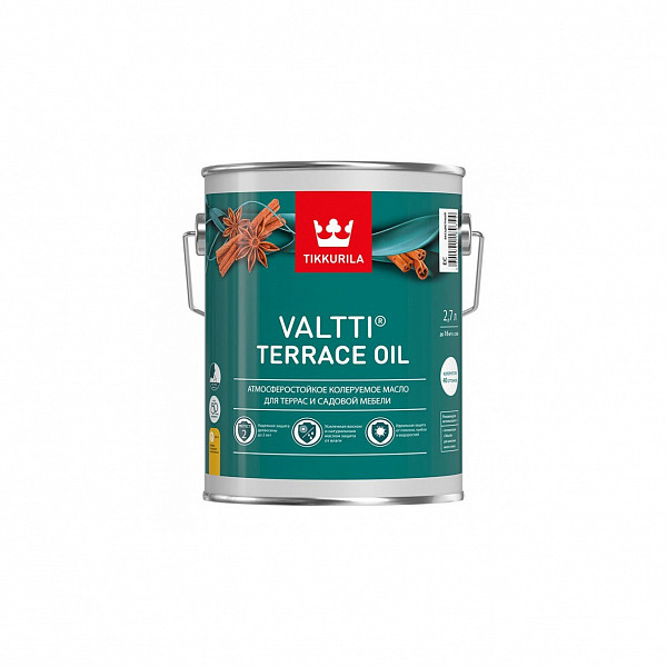 Краска Тиккурила Масло для террас VALTTI TERRACE OIL EC 2,7 л