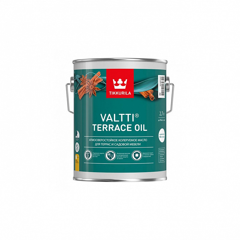 Масло для террас VALTTI TERRACE OIL EC 2,7 л
