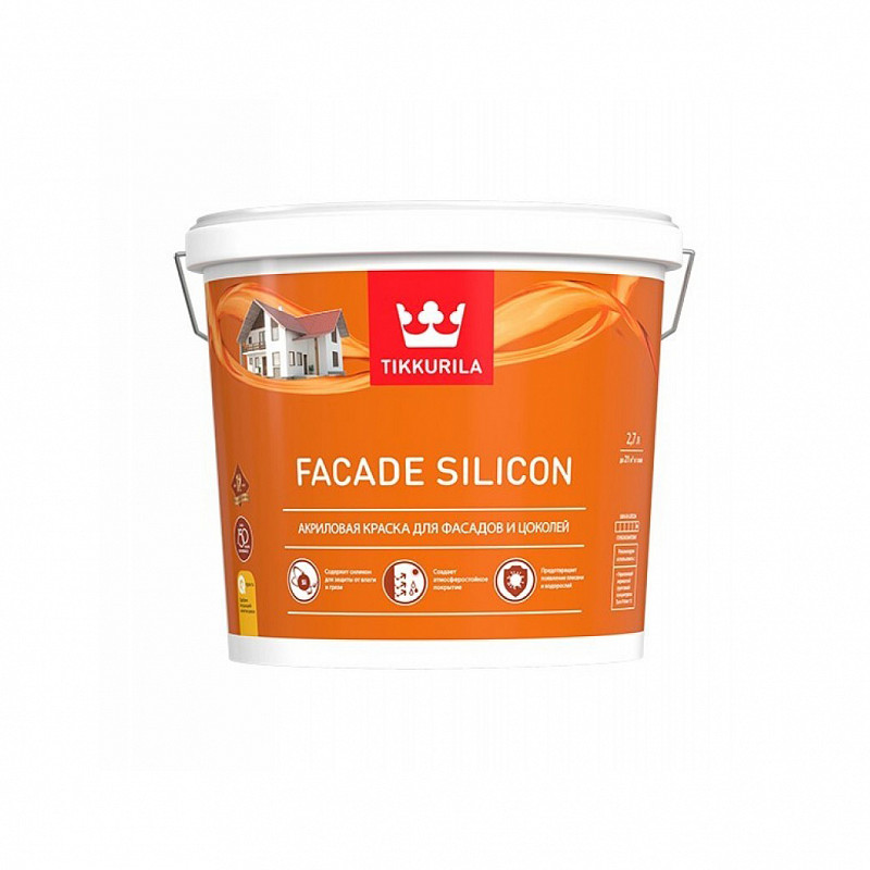 Краска фасадная Facade Silicon С гл/мат 2,7л