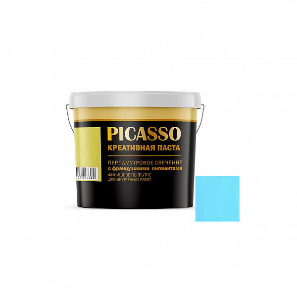 Краска БСФ Радуга Паста креативная "Picasso" Blue 0,3 кг
