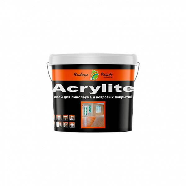 Краска БСФ Радуга Клей "Acrylite" для линолеума и ковровых покрытий акриловый 1,2 кг