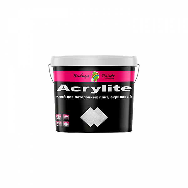 Краска БСФ Радуга Клей "Acrylite" для потолочных плит акриловый 3,5 кг