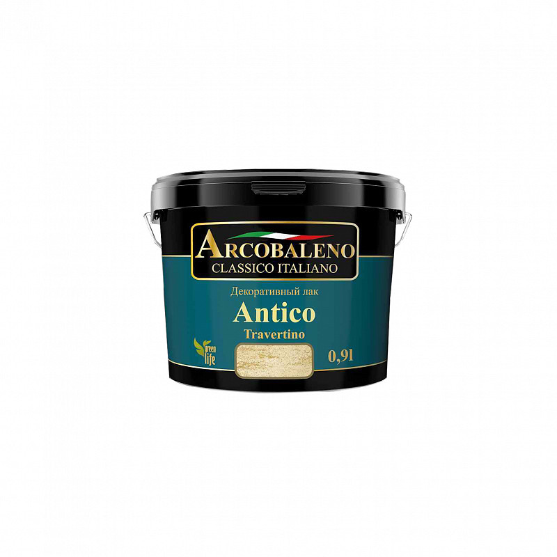 Лак декоративный "Arcobaleno Antico Travertino" 0,9 л